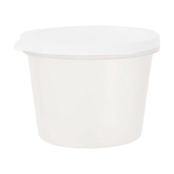 Luoshdecor Plastic Fruit Storage Containers with Leak Proof Lids,Reusable Ice Cream Bucket for Home Party Supplies