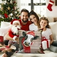 thumbnail image 3 of Dashan Christmas Throw Pillow Covers 20x20 Set of 2,Xmas Cow Linen Pillow Cases for Bedroom Sofa Couch, 3 of 6
