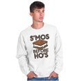 thumbnail image 5 of Smore Funny Bros Camping Friends Men Big & Tall Sweatshirt Brisco Brands 4X, 5 of 6