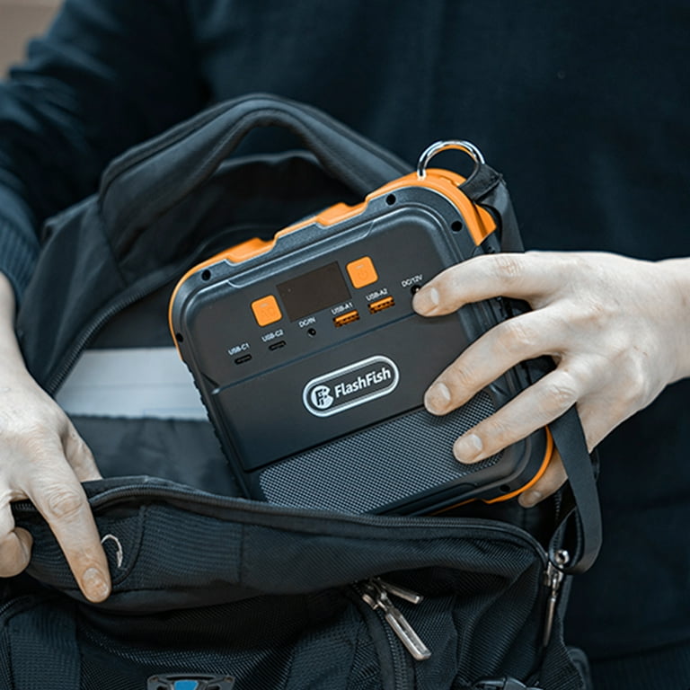 Flashfish Portable Power Station, 98Wh 26400mAh Lithium Battery