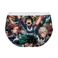 thumbnail image 5 of My Hero Academia Womens Underwear Soft Breathable Brief Lace Panty Stretch Hipster Underpants Ladies Panties 5XL, 5 of 7