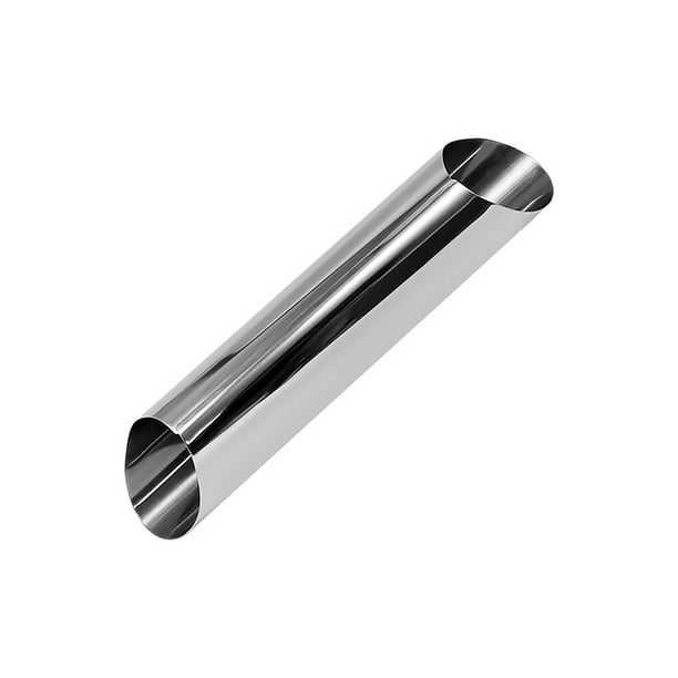 Moyic 12/ 20 piezas formas de Cannoli molde de cuerno de pastel tubos de acero inoxidable conchas molde de cuerno de crema molde para hornear Herramientas y accesorios para hornear plata y 20 piezas