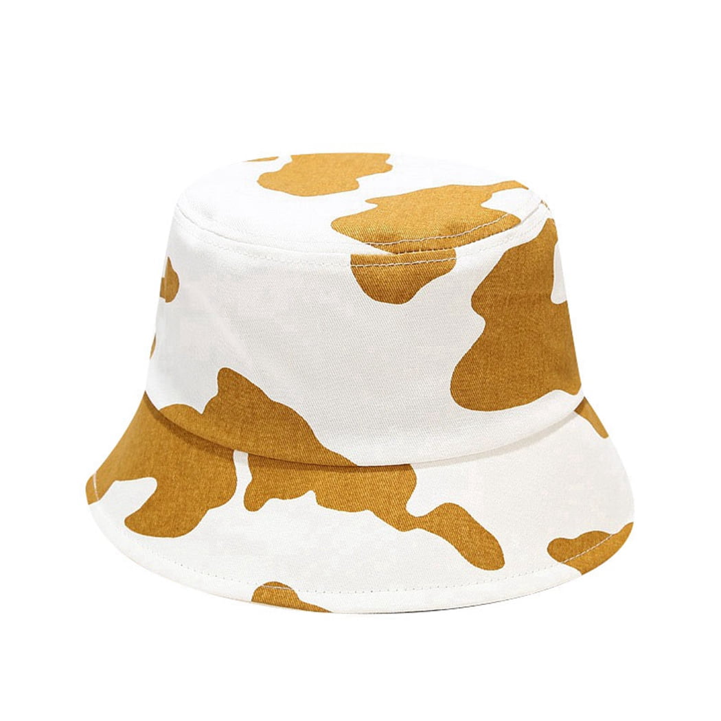 Bangcool Bucket Hat Foldable Vintage Unisex Decorative Fishing Hat Sun Cap Fisherman Hat, Adult Unisex, Size: One size, White