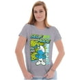 thumbnail image 4 of The Smurfs Cool Kanji Self Made Women's T Shirt Ladies Tee Brisco Brands L, 4 of 5