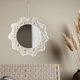 thumbnail image 3 of Espejo de pared colgante de macramé, adorno de arte bohemio, decoración de pared para guardería, apartamento, dormitorio, sa de estar, entradas 40cm Sunnimix tapiz redondo, 3 of 8
