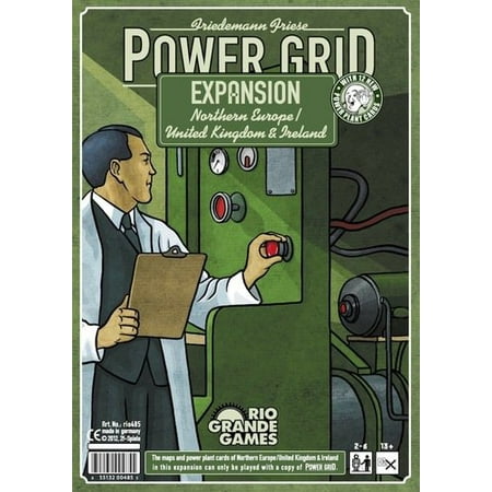 Power Grid UK/Northern Europe Expansion Board Game Rio Grande Games (Best Power Grid Expansion)