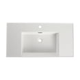 thumbnail image 3 of 35.43 - inch Deep Resin Sink | Perfect for Bathroom Use | Combines Durability with Style, 3 of 6