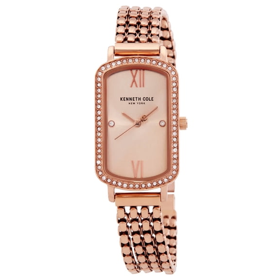 Kenneth Cole New York Quartz Crystal Rose Gold Dial Ladies Watch KCWLG0065801