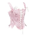 thumbnail image 7 of ANINEO Band Fishbone Jacquard Petal Corset Shapewear Waist Bodice Clothes, 7 of 7