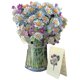thumbnail image 1 of 1 Tarjeta de felicitación con ramo de flores emergente, regalo para el día de la madre, 1 of 1