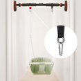 thumbnail image 4 of 2 x Fixation de Swing - Support de hamac - Chaise suspendue - Corde de chaise suspendue - 28 cm - avec 2 mousquetons et 2 anneaux en D, 4 of 5