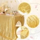 thumbnail image 2 of Mantel PartyDelight con lentejuelas doradas, 127 x 203 cm, rectangular, 2 of 8