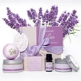 thumbnail image 1 of Set de spa de lavanda para mujer Set de baño para mujeres Cuidado personal para mujeres Nutritivo y relajante Set de spa en casa de 7 piezas Regalo de cumpleaños y regalo para mamá, 1 of 5