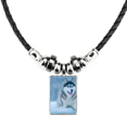 thumbnail image 1 of perro animal nieve husky picture collar a mano colgante de cuerda de cuero Unbranded M, 1 of 3