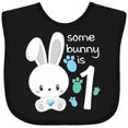 thumbnail image 3 of Inktastic Somebunny is One First Birthday Bunny Boys or Girls Baby Bib, 3 of 4