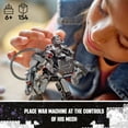 thumbnail image 5 of LEGO Marvel War Machine Mech Armor, Buildable Marvel Action Figure Toy for Kids with 3 Stud Shooters, Legendary Character from the MCU, Marvel Gift for Boys and Girls Aged 6 and Up, 76277, 5 of 9