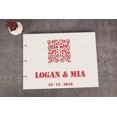 thumbnail image 4 of Darling Souvenir Personalized Engraved Laser Cut Wedding Guest Book Wooden Cover Sign-in Book Registry Guestbook Scrapbook-KP, 4 of 7