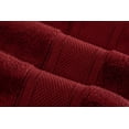 thumbnail image 3 of Halley Bath Towels 2-Pack - 100% Turkish Cotton Ultra Soft, Absorbent Bathroom Towels - Machine Washable - Red, 3 of 4