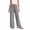 Gray, variant on Wrongduck Women's Wide Leg Pants High Rise Flowy Trousers with Pockets, Wrinkle Resistant Casual Work Business Lounge Pants