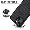 thumbnail image 4 of Funda de fibra de carbono BENTOBEN para iPhone 15 6.1 negra, 4 of 9
