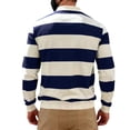 thumbnail image 6 of FchengtaiS Men's Striped Golf Shirts Collared Long Sleeve T-Shirt Casual Daily Work Pullover Tops, 6 of 8
