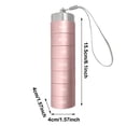 thumbnail image 3 of Eqslft Metal Pill Organizer, Travel Large Weekly Pill Box, Portable Aluminum Alloy Waterproof Pill Case Container, for Vitamin, Fish Oil, Supplement, 3 of 6