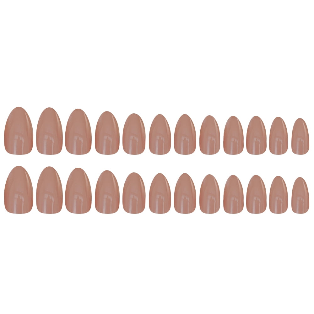Fake Nails Tips 24pcs 12 Different Size Natural Short False Nails Tips