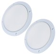thumbnail image 1 of -2Pcs White Speaker Grille Cover 7.2 Inch, Durable ABS Horn Guard Protective Mesh for Car Audio Subwoofer, 1 of 6