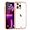 Pink, variant on Case Compatible with iPhone 13 Pro Case Crystal Clear Transparent Design Back Bumper Shockproof Slim Fit Soft TPU Silicone Protective Phone Case Cover for iPhone 13 Pro, Purple