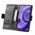 thumbnail image 3 of Compatible With Motorola Moto Edge 30 Neo Rfid Blocking Leather Wallet Case Card Holder Flip Folio Shockproof Cover, 3 of 3
