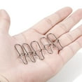 thumbnail image 5 of 100Pcs Durable Swivels Longline Connector Fishhook  Accessories Snap Long Line Clip Fishing Buckle Pin Open Eye Clips 1#, 5 of 8