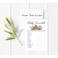 thumbnail image 4 of Inkdotpot Set Of 50 Baby ShowerWord ScrambleGame Cards Gender Neutral Leaves & Animals Party Supplies-Fun Baby Shower Game Favors, 4 of 6