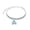 Light Blue, variant on Gold Chain Dog Necklace Metal Cuban Link for Medium Large Dogs Heavy Duty Chew Proof Various Length Options Silver S
