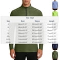 thumbnail image 3 of Quarter Zip Pullover Men Running Shirt Long Sleeve Moisture Wicking Quick Dry Athletic Workout Shirts with Zipper Pocket Big and Tall Size 4XL Gray, 3 of 9