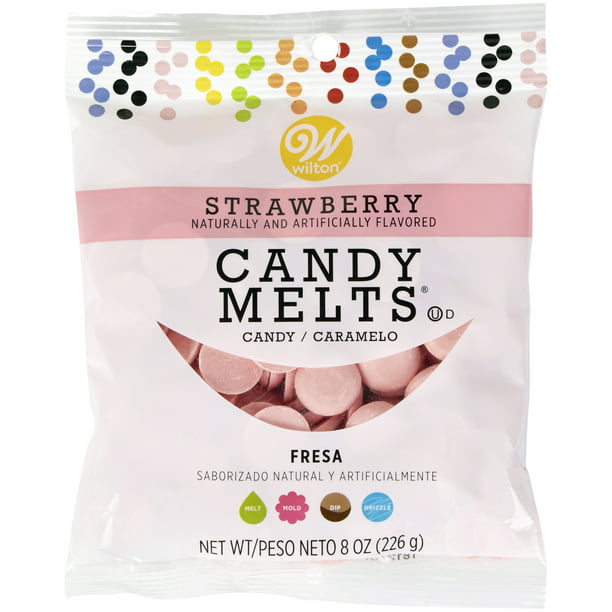 Wilton Strawberry Candy Melts® Candy, 8 oz - Walmart.com - Walmart.com