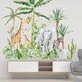 thumbnail image 1 of Pegatinas de pared de animales de la selva Macarena 75 cm x 72 cm, 1 of 7