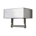 thumbnail image 1 of Wall - Mounted Toilet Paper Holder with Wet Wipes Box and Shelf - Stainless Steel, 1 of 6