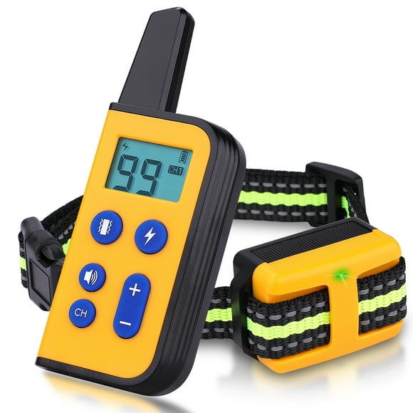 Dog Training Collar, Shock Collar for Dogs with 3 Training Modes, Beep Vibration and Shock,1000Ft Remote Range, Dog Collar for Small Medium Large Dogs