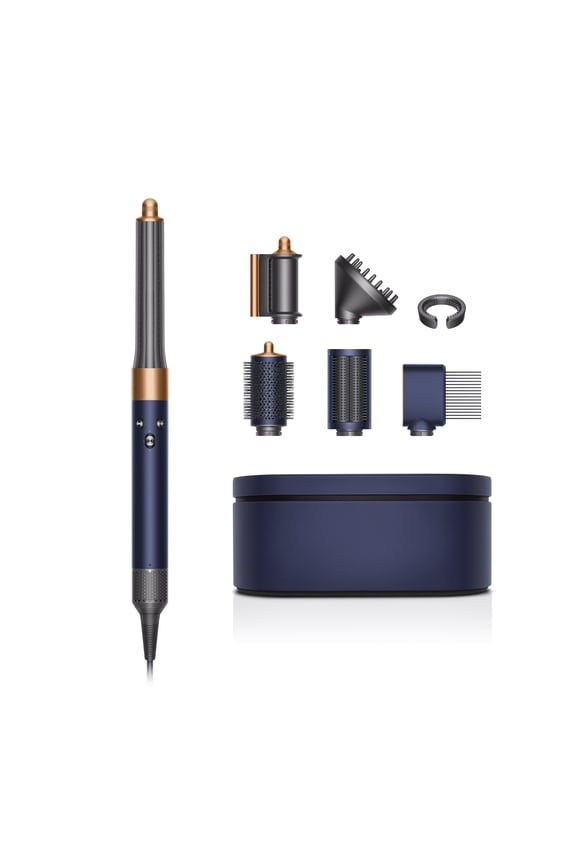 Restored Premium Dyson Airwrap Multi-styler Complete Long Diffuse for Curly and Coily hair | Prussian Blue/Copper (Refurbished)