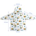 thumbnail image 7 of Cartoon Construction Vehicles Cranes White Pattern Blanket Hoodies for Kids 6-13YR Oversize Wearable Blanket Hoodies for Boys Girls Teens, 7 of 7