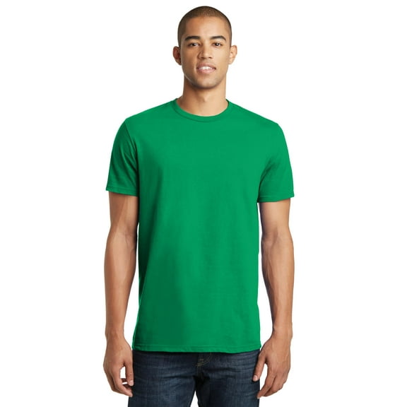 District Threads Young Mens Concert Tee. Kelly Green. XL.
