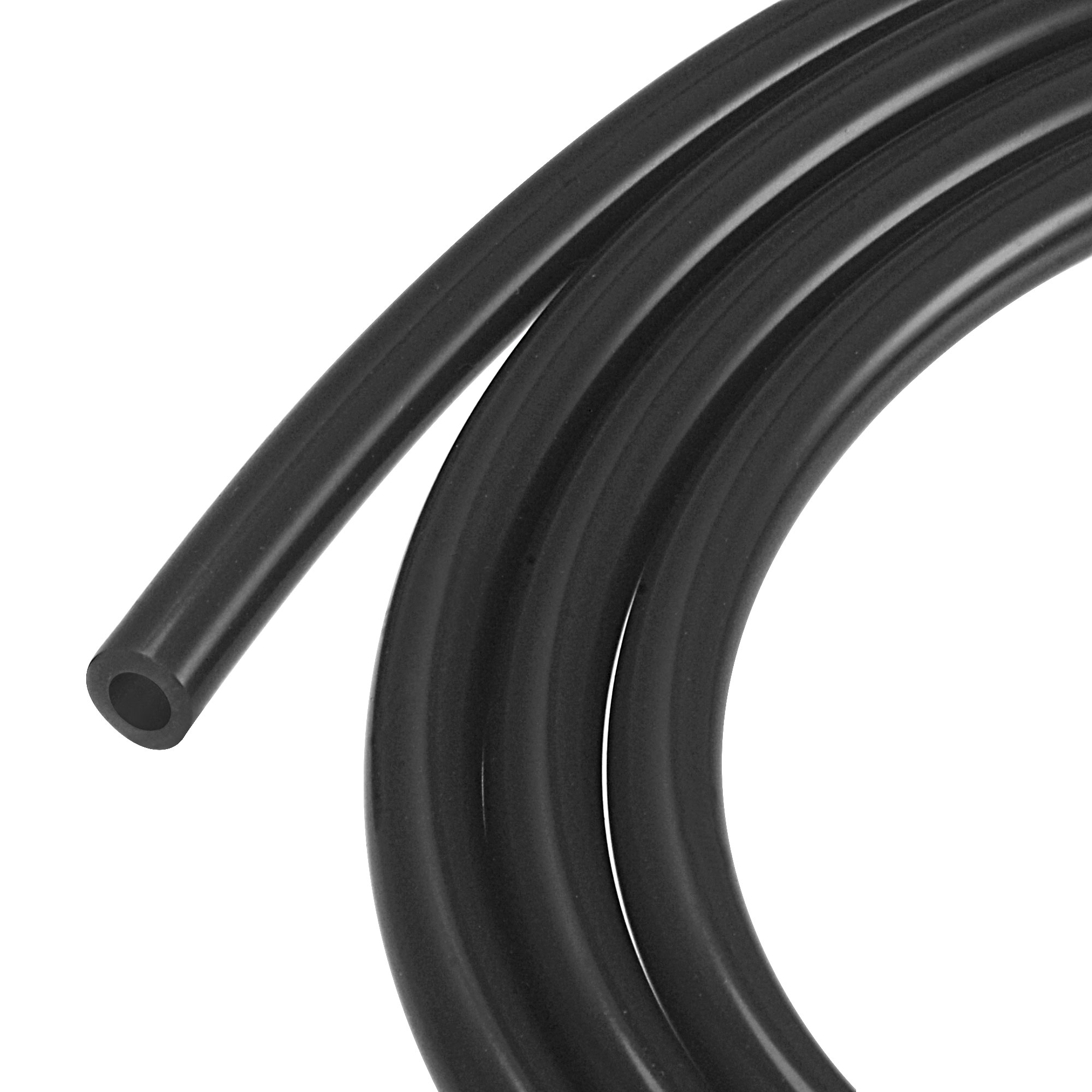 Tuyau Silicone Souple Noir 3mm Intérieur X 5mm Extérieur - 1 Mètre - Marque Uxcell - Neuf