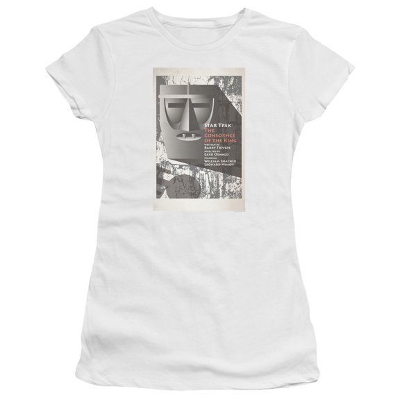 Star Trek Tos Episode 13 Junior Women's Sheer T-Shirt White