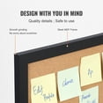thumbnail image 4 of VEVOR Large Cork Board Bulletin Board with MDF Sticker Frame Wall Mounted 36" x 24", 4 of 5