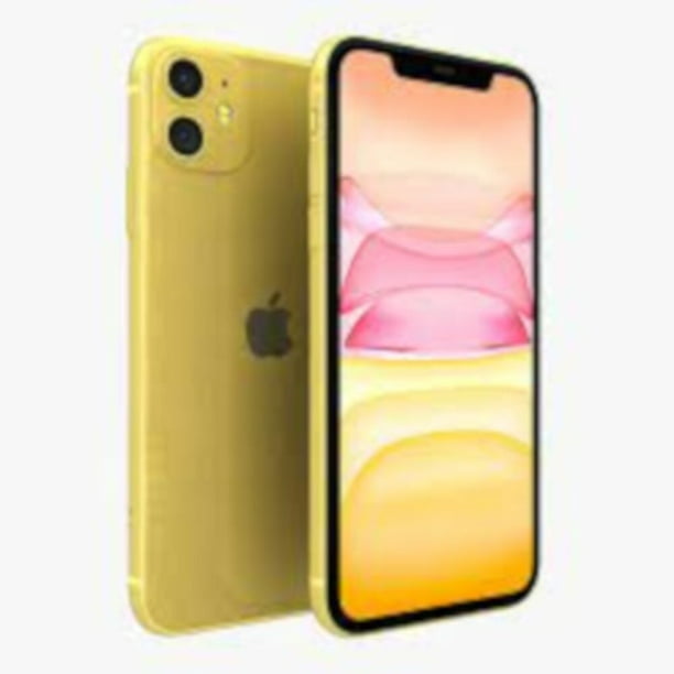 IPhone Apple 11 128GB Amarillo Reacondicionado, Grado A Desbloqueado Apple Desbloqueado Apple Desbloqueado