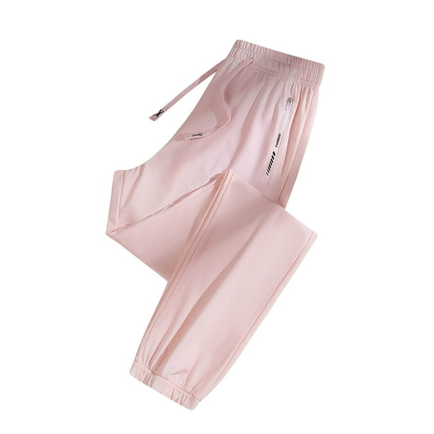 Leggings largos casuales con estampado floral y cintura elástica para mujer - Pantalones deportivos ligeros de poliéster para el día a día, varias tallas