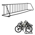 thumbnail image 1 of Heavy Duty Single-Sided Floor Bike Rack – Freestanding 12-Bike Storage Stand, 147" Grid Design Organizer for Garage, Indoor Storage, Events, Commercial Two-wheeler Parking, Black, 1 of 7