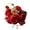 A001- Red, variant on Red Artificial Ranunculus Bouquet, Faux Floral Stems, Vase with Artificial Flowers Home Decor, Dining Table Centerpiece Decor, Living Room Table Accent