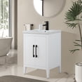 thumbnail image 2 of Vanity Art 24” Single Sink Bathroom Vanity Cabinet with Ceramic Countertop, 2 of 9