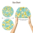 thumbnail image 5 of Yiaed Yellow Lemon Print Satin Bonnet Silk Bonnet Hair Bonnet for Sleeping Hair Bonnets, 5 of 6